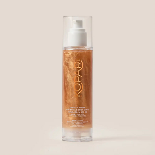 Golden Amber Sun Shield Body Glow Sunscreen SPF 30