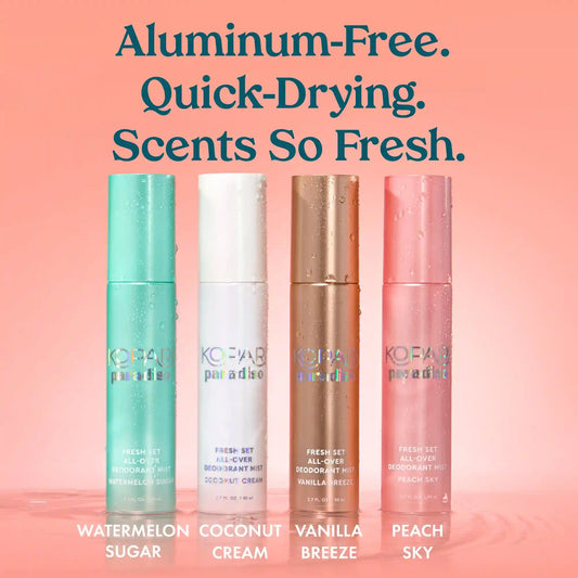 Sweat to Sweet Deodorant Mist Kit